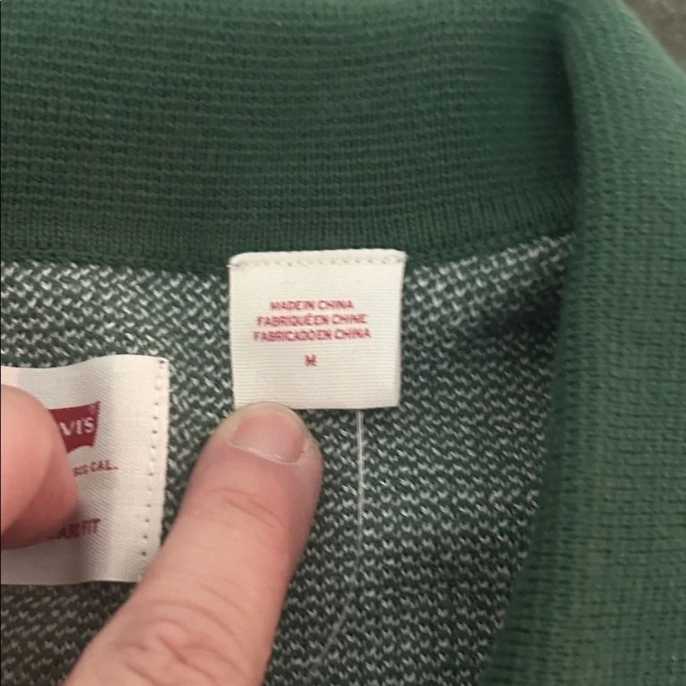 Levi's Two-Tone Green Polo Shirt